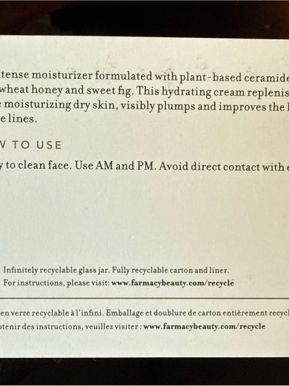 Farmacy Honey Halo Ultra-Hydrating Ceramide Moisturizer - Cream